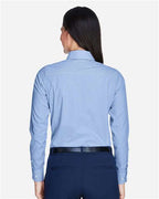 Devon & Jones Women's Crown Collection® Banker Stripe Woven Dress Shirt D645W