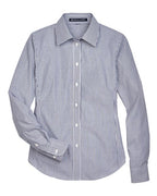 Devon & Jones Women's Crown Collection® Banker Stripe Woven Dress Shirt D645W