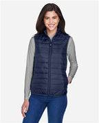 CORE365 Women's Prevail Packable Puffer Vest CE702W