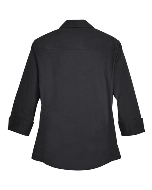 Devon & Jones Women's Perfect Fit™ Three-Quarter Sleeve Stretch Poplin Dress Shirt DP625W