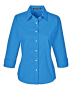Devon & Jones Women's Perfect Fit™ Three-Quarter Sleeve Stretch Poplin Dress Shirt DP625W