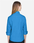 Devon & Jones Women's Perfect Fit™ Three-Quarter Sleeve Stretch Poplin Dress Shirt DP625W