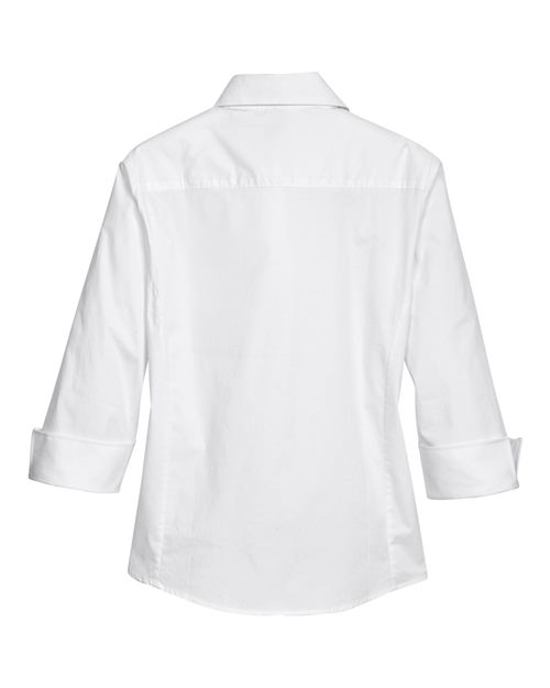 Devon & Jones Women's Perfect Fit™ Three-Quarter Sleeve Stretch Poplin Dress Shirt DP625W