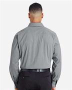 Devon & Jones Men's CrownLux Performance® Tonal Mini Check Woven Dress Shirt DG535
