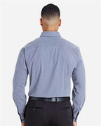 Devon & Jones Men's CrownLux Performance® Tonal Mini Check Woven Dress Shirt DG535