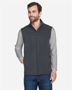 CORE365 Men's Cruise Two-Layer Fleece Bonded Soft Shell Vest CE701