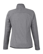 CORE365 Women's Venture Heathered Stripe Full-Zip Jacket CE72W