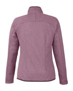 CORE365 Women's Venture Heathered Stripe Full-Zip Jacket CE72W