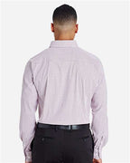 Devon & Jones Men's CrownLux Performance® Micro Windowpane Woven Dress Shirt DG540