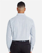 Devon & Jones Men's CrownLux Performance® Micro Windowpane Woven Dress Shirt DG540