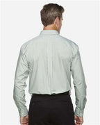 Devon & Jones Men's Crown Collection® Banker Stripe Woven Dress Shirt D645