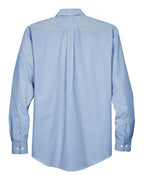 Devon & Jones Men's Crown Collection® Banker Stripe Woven Dress Shirt D645