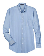 Devon & Jones Men's Crown Collection® Banker Stripe Woven Dress Shirt D645