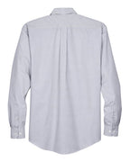 Devon & Jones Men's Crown Collection® Banker Stripe Woven Dress Shirt D645