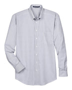 Devon & Jones Men's Crown Collection® Banker Stripe Woven Dress Shirt D645