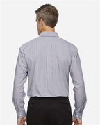 Devon & Jones Men's Crown Collection® Banker Stripe Woven Dress Shirt D645
