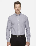 Devon & Jones Men's Crown Collection® Banker Stripe Woven Dress Shirt D645