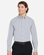 Devon & Jones Men's CrownLux Performance® Microstripe Dress Shirt DG537