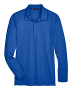 Devon & Jones Men's Tall CrownLux Performance® Plaited Long Sleeve Polo DG20LT
