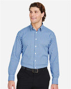 Devon & Jones Men's CrownLux Performance® Gingham Dress Shirt DG536