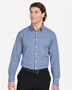 Devon & Jones Men's CrownLux Performance® Gingham Dress Shirt DG536