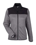 CORE365 Women's Venture Heathered Stripe Hybrid Jacket CE74W