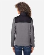 CORE365 Women's Venture Heathered Stripe Hybrid Jacket CE74W