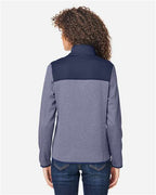 CORE365 Women's Venture Heathered Stripe Hybrid Jacket CE74W