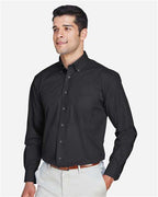 Devon & Jones Men's Tall Crown Collection® Broadcloth Woven Dress Shirt D620T