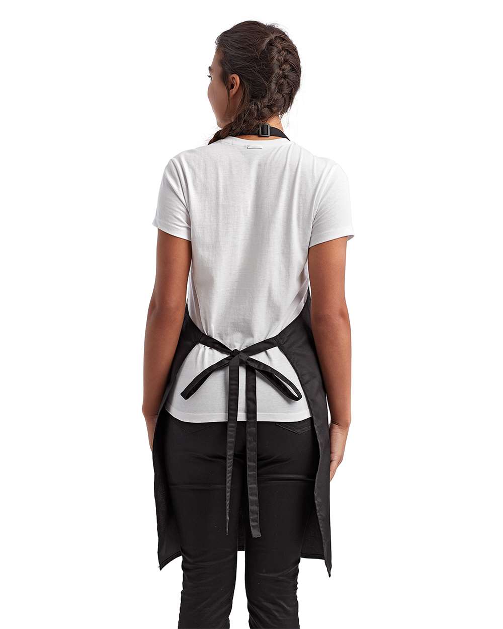 Recycled Bib Apron with Pocket