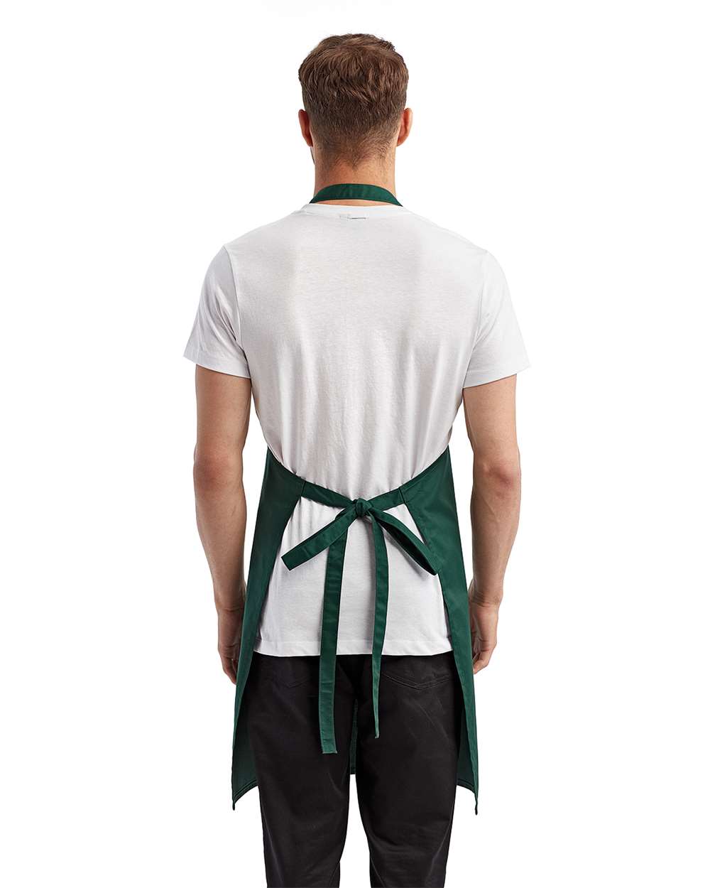 Recycled Bib Apron with Pocket