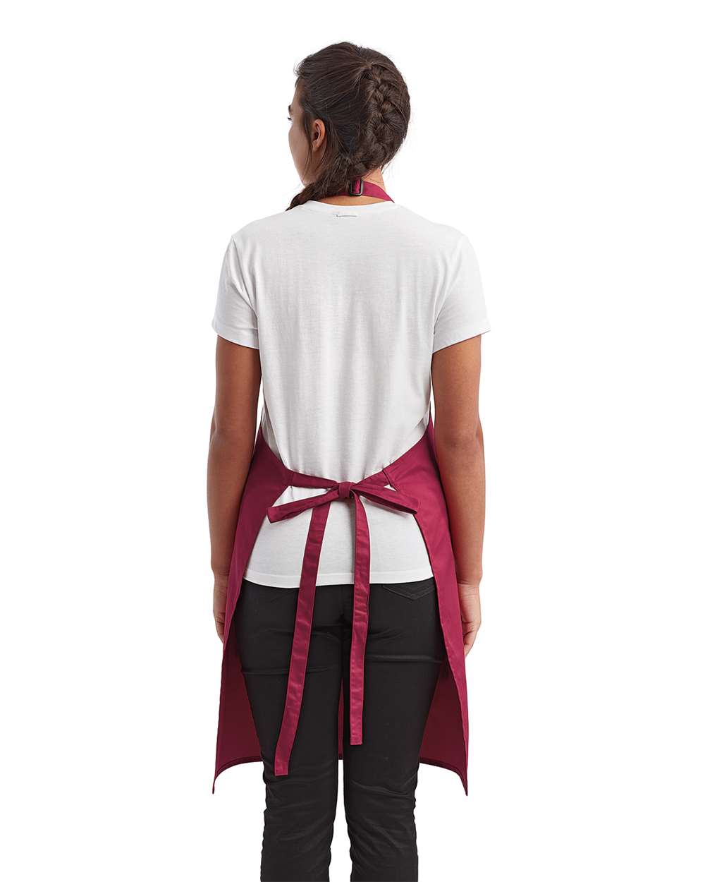 Recycled Bib Apron with Pocket