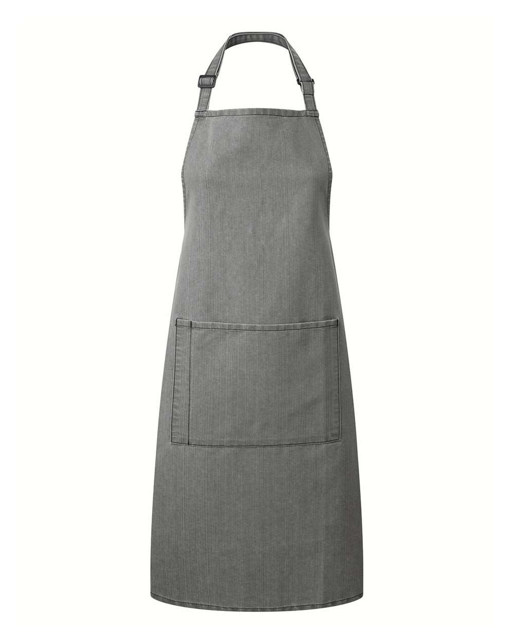 Recycled Bib Apron with Pocket