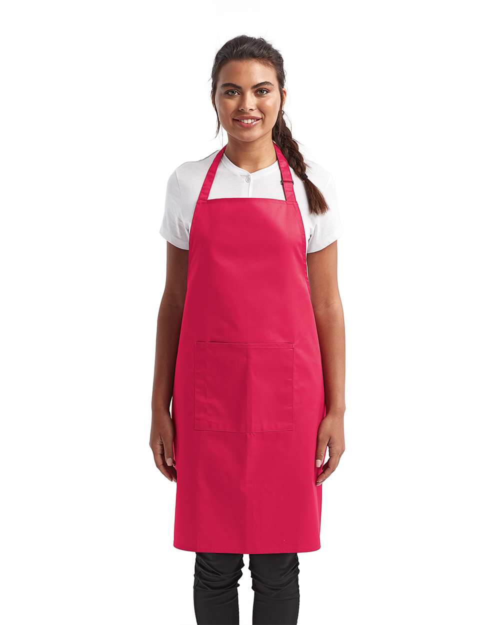 Recycled Bib Apron with Pocket