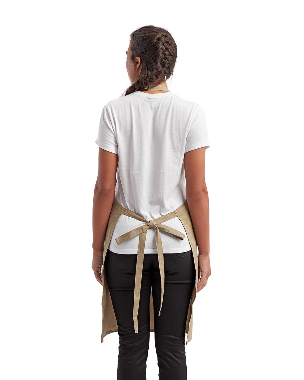 Recycled Bib Apron with Pocket