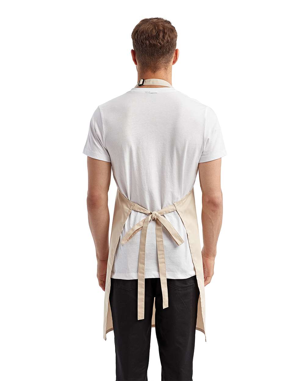Recycled Bib Apron with Pocket