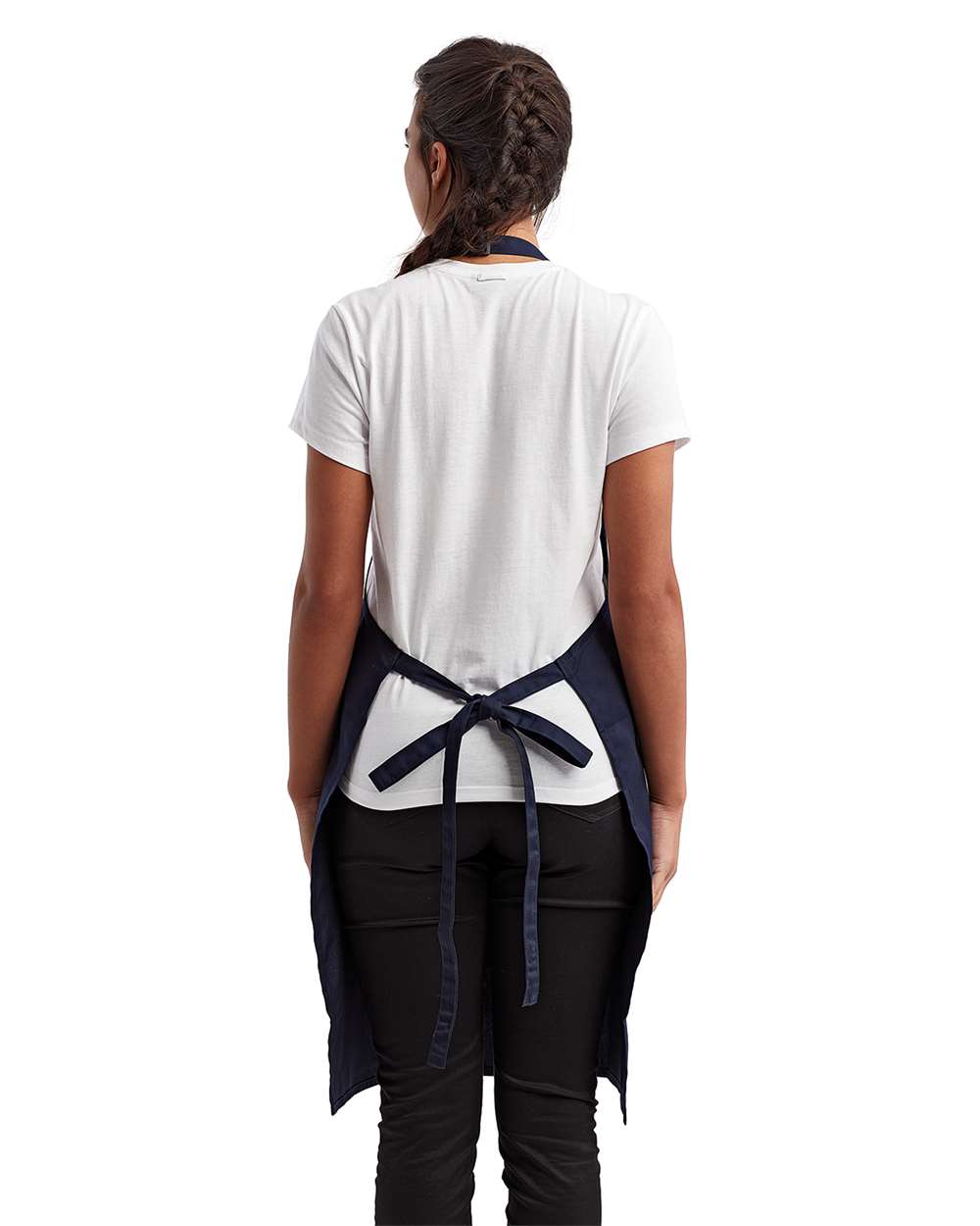 Recycled Bib Apron with Pocket