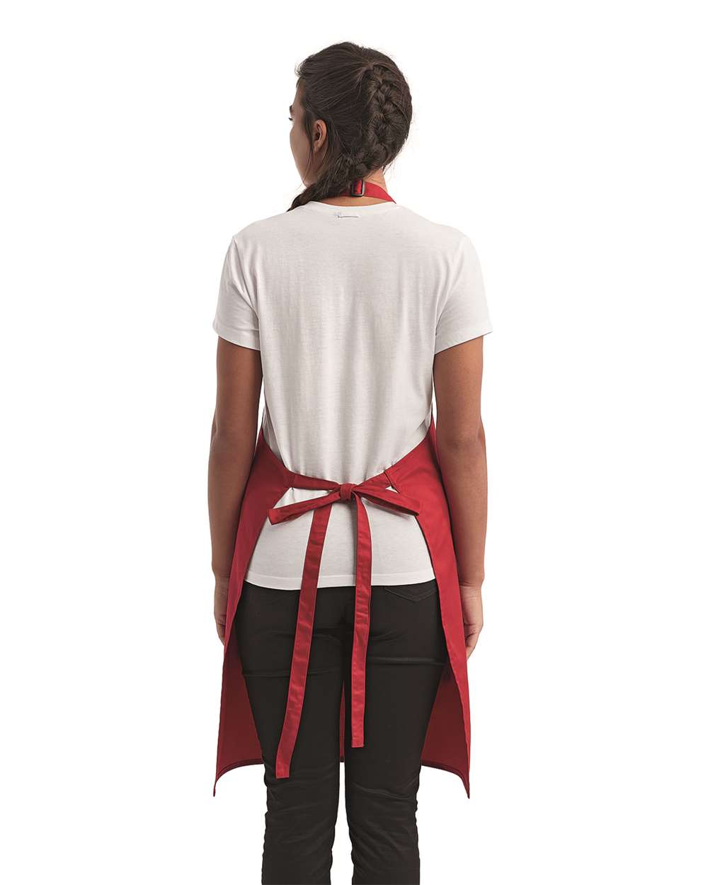 Recycled Bib Apron with Pocket