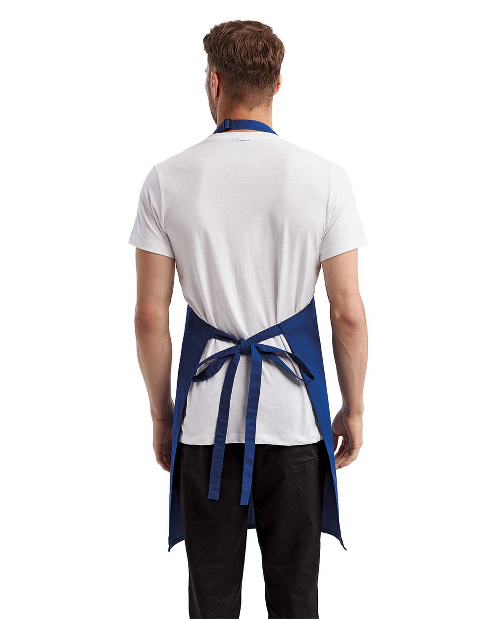 Recycled Bib Apron with Pocket