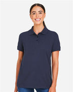 Harriton Women's Valiant Cotton Snag Protect Polo M205W