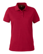 Harriton Women's Valiant Cotton Snag Protect Polo M205W