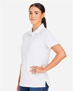 Harriton Women's Valiant Cotton Snag Protect Polo M205W