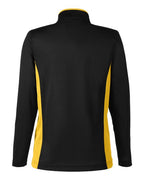 Harriton Women's Flash Snag Protection Plus IL Colorblock Quarter-Zip Pullover M786W