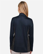 Harriton Women's Flash Snag Protection Plus IL Colorblock Quarter-Zip Pullover M786W