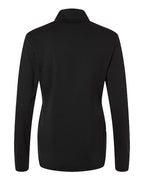 Adidas Women's Textured Stripe Quarter-Zip Pullover A709