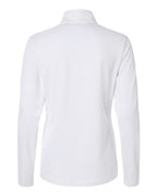 Adidas Women's Textured Stripe Quarter-Zip Pullover A709
