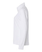 Adidas Women's Textured Stripe Quarter-Zip Pullover A709