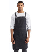 Artisan Collection by Reprime Cross Back Barista Bib Apron RP129