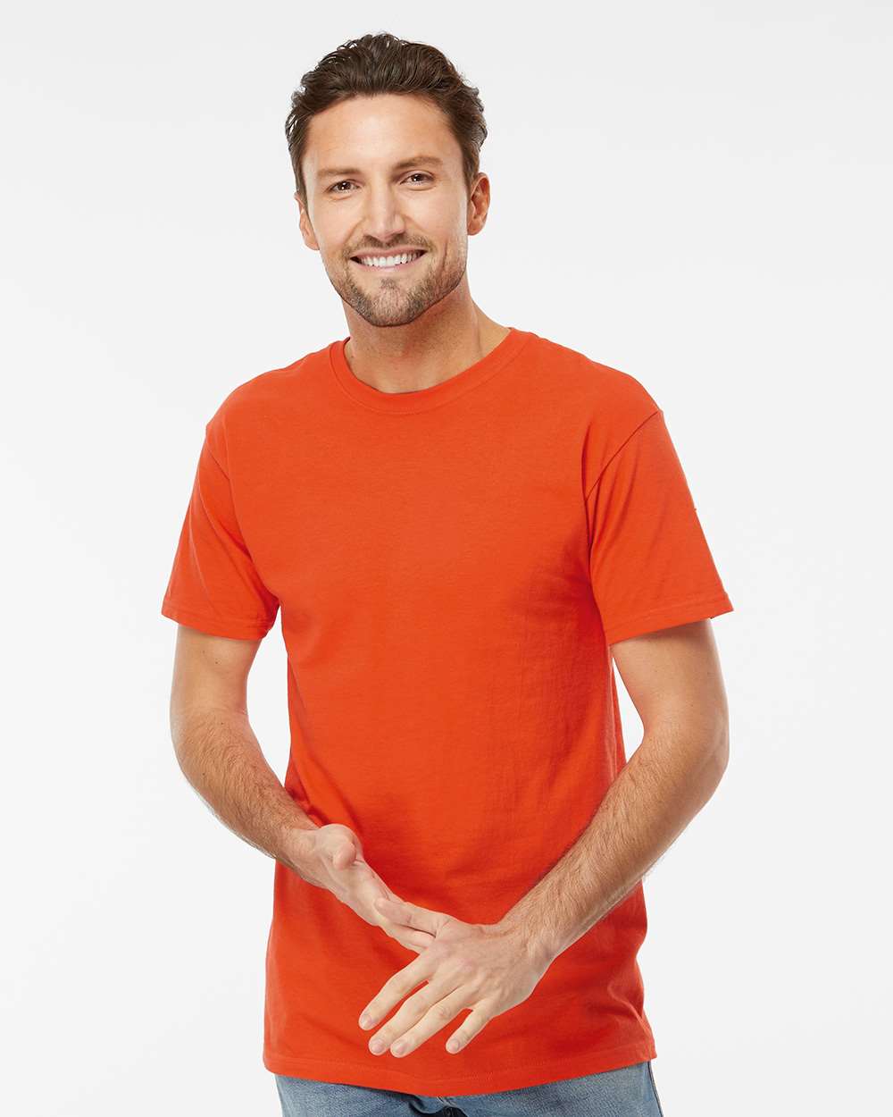 Custom Gold Soft Touch Cotton T-Shirt – Add Your Logo or Design