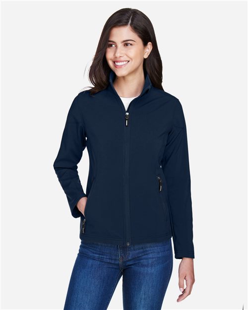 CORE365 Women's Cruise Two-Layer Fleece Bonded Soft Shell Jacket 78184